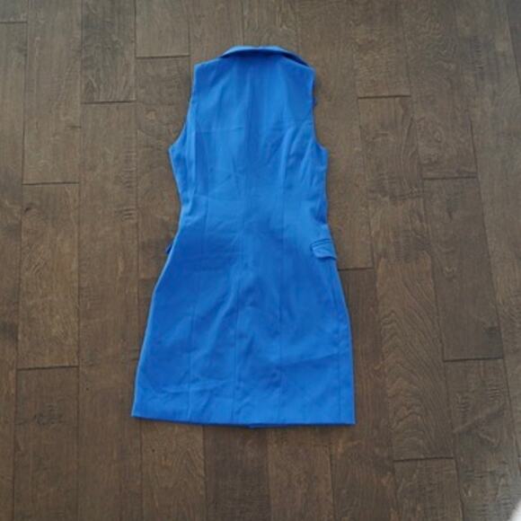Yellow The Label Liv Sleeveless Blazer Dress Blue Womens Size XS - Picture 4 of 8